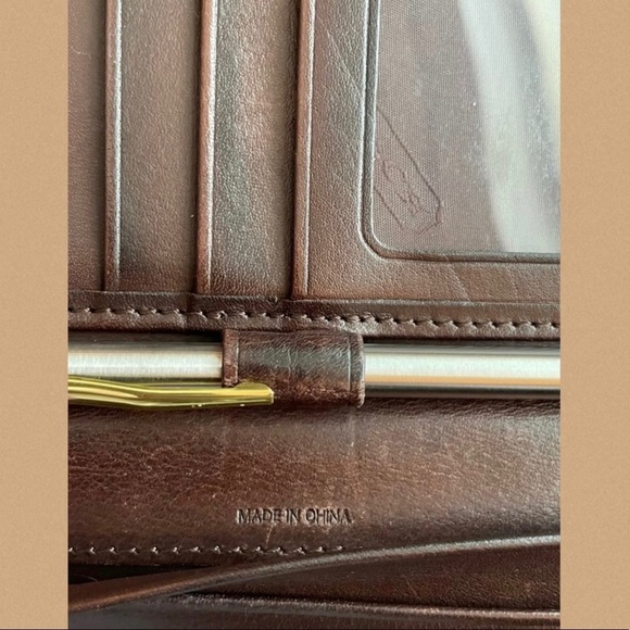 ❤️SOLD❤️Vintage Coach Mahogany Bedford Combo Wallet Checkbook 6996 - Picture 4 of 10